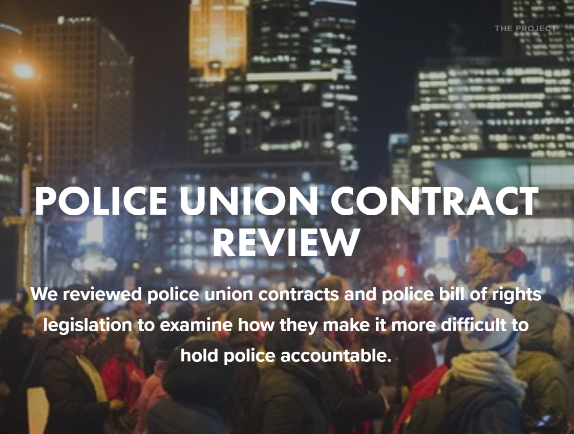 Check the Police Police Union Contract Review Community Resource Hub