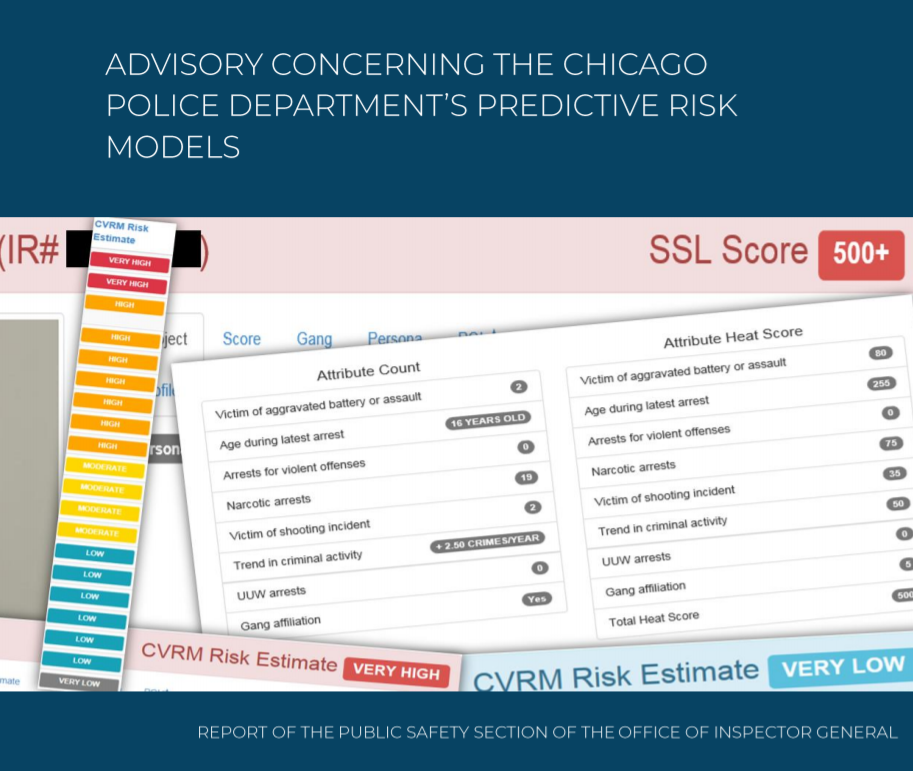 Advisory Concerning the Chicago Police Department's Predictive Risk