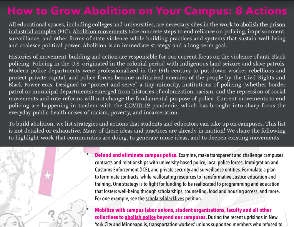 How To Grow Abolition On Your Campus 8 Actions Community Resource Hub