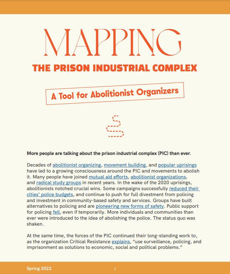 Mapping The Prison Industrial Complex A Tool For Abolitionist   Mapping The PIC 